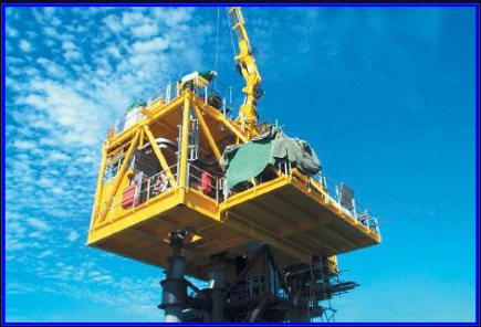 Oil Platform Articulating Crane