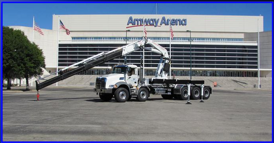 Articulating Crane Truck