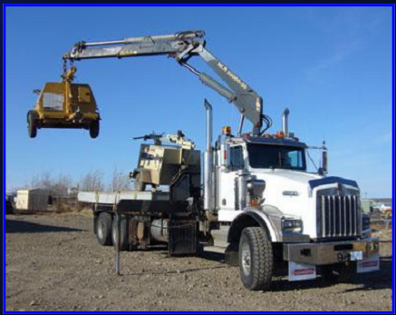 Trucking Articulating Crane